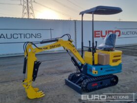 Unused 2024 DigMaster DM100 Micro Excavators For Auction: Leeds – 22nd, 23rd, 24th & 25th January 25 @ 8:00am