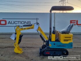 Unused 2024 DigMaster DM100 Micro Excavators For Auction: Leeds – 22nd, 23rd, 24th & 25th January 25 @ 8:00am full