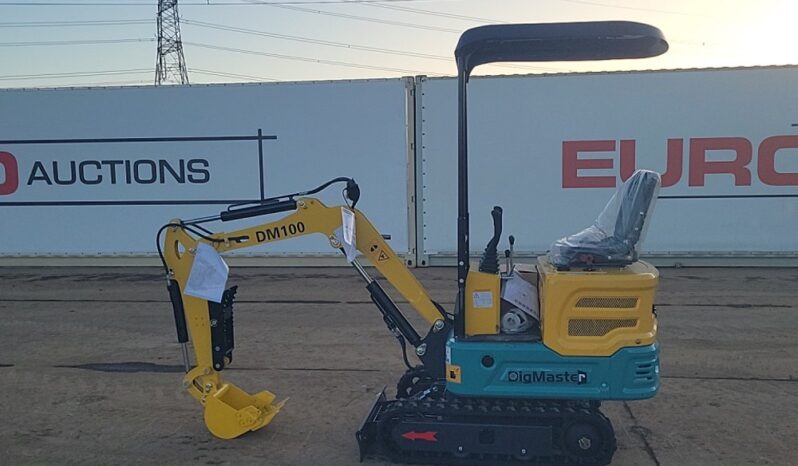 Unused 2024 DigMaster DM100 Micro Excavators For Auction: Leeds – 22nd, 23rd, 24th & 25th January 25 @ 8:00am full