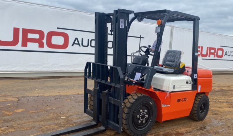 Unused 2024 Machpro MP-L30 Forklifts For Auction: Dromore – 21st & 22nd February 2025 @ 9:00am For Auction on 2025-02-22