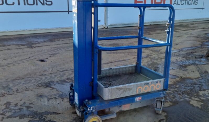 2013 Power Towers Nano Manlifts For Auction: Leeds – 22nd, 23rd, 24th & 25th January 25 @ 8:00am