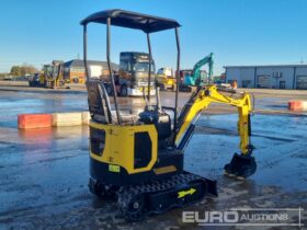 Unused 2024 Colt YFE10 Micro Excavators For Auction: Leeds – 22nd, 23rd, 24th & 25th January 25 @ 8:00am full