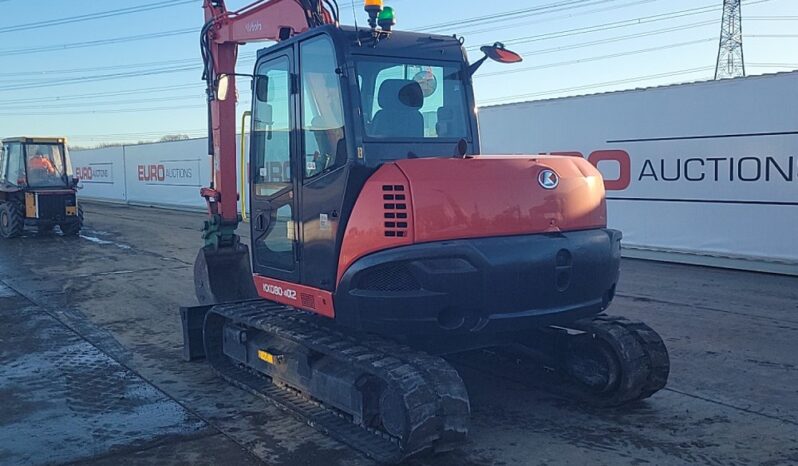 2020 Kubota KX080-4A2 6 Ton+ Excavators For Auction: Leeds – 22nd, 23rd, 24th & 25th January 25 @ 8:00am full