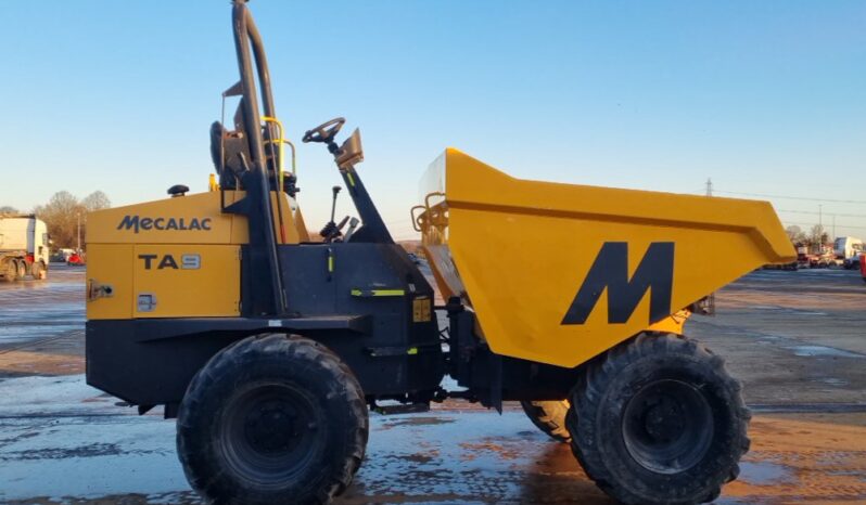 2019 Mecalac TA9 Site Dumpers For Auction: Leeds – 22nd, 23rd, 24th & 25th January 25 @ 8:00am full