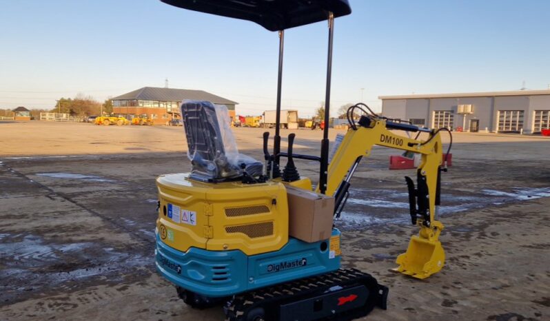 Unused 2024 DigMaster DM100 Micro Excavators For Auction: Leeds – 22nd, 23rd, 24th & 25th January 25 @ 8:00am full