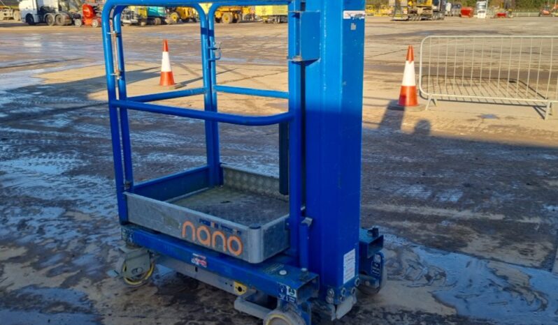 2013 Power Towers Nano Manlifts For Auction: Leeds – 22nd, 23rd, 24th & 25th January 25 @ 8:00am full