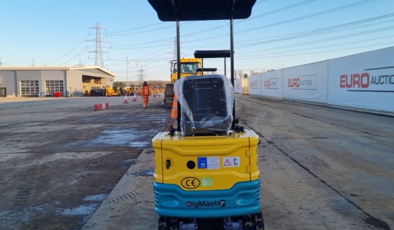 Unused 2024 DigMaster DM100 Micro Excavators For Auction: Leeds – 22nd, 23rd, 24th & 25th January 25 @ 8:00am full