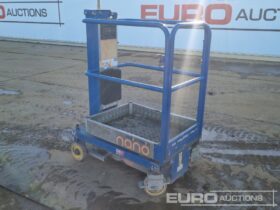 2013 Power Towers Nano Manlifts For Auction: Leeds – 22nd, 23rd, 24th & 25th January 25 @ 8:00am full