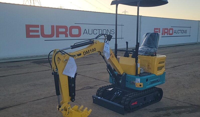 Unused 2024 DigMaster DM100 Micro Excavators For Auction: Leeds – 22nd, 23rd, 24th & 25th January 25 @ 8:00am