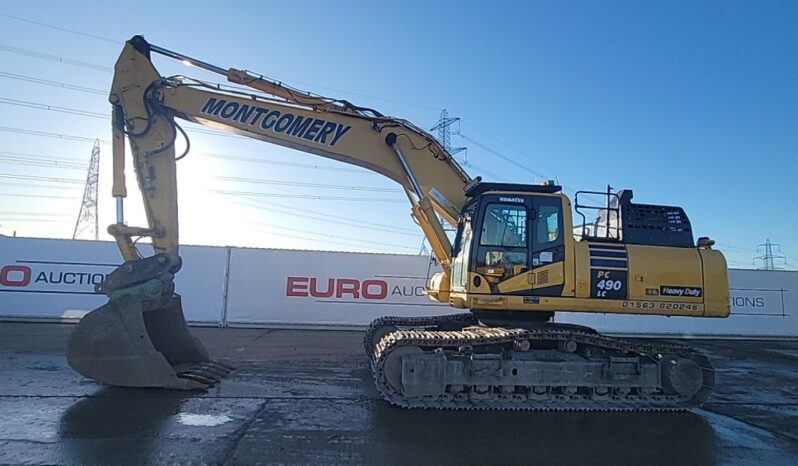 2019 Komatsu PC490LC-11E0 20 Ton+ Excavators For Auction: Leeds – 22nd, 23rd, 24th & 25th January 25 @ 8:00am full