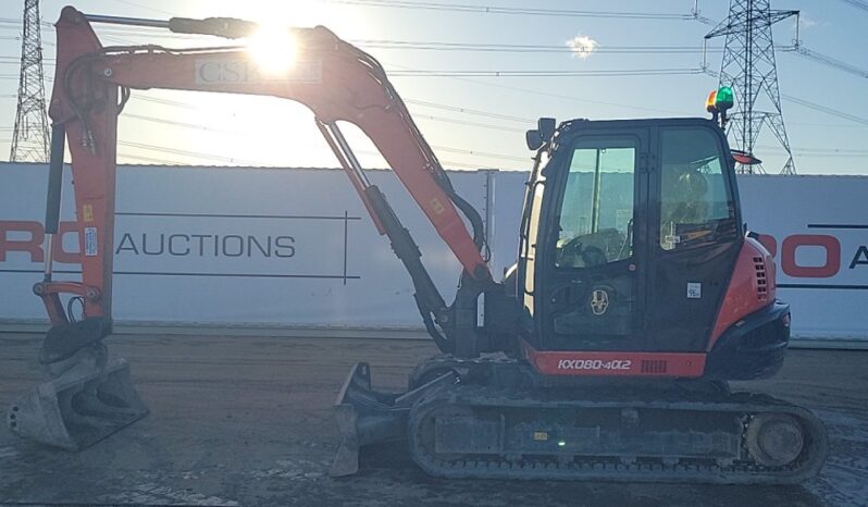 2022 Kubota KX080-4A2 6 Ton+ Excavators For Auction: Leeds – 22nd, 23rd, 24th & 25th January 25 @ 8:00am full