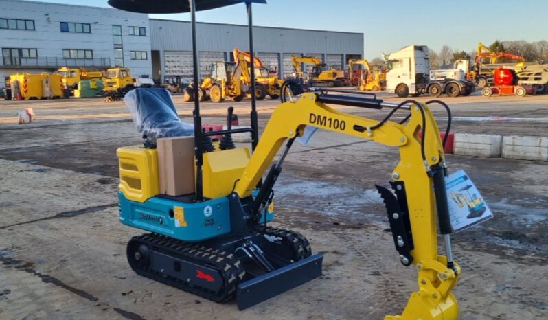 Unused 2024 DigMaster DM100 Micro Excavators For Auction: Leeds – 22nd, 23rd, 24th & 25th January 25 @ 8:00am full