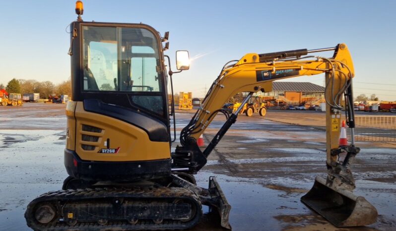 2022 Sany SY26 Mini Excavators For Auction: Leeds – 22nd, 23rd, 24th & 25th January 25 @ 8:00am full