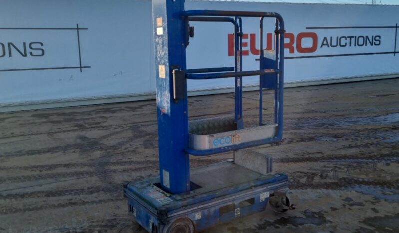 2019 Power Towers Ecolift Manlifts For Auction: Leeds – 22nd, 23rd, 24th & 25th January 25 @ 8:00am