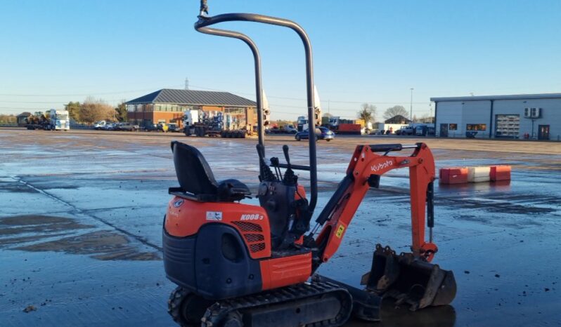 2017 Kubota K008-3 Micro Excavators For Auction: Leeds – 22nd, 23rd, 24th & 25th January 25 @ 8:00am full