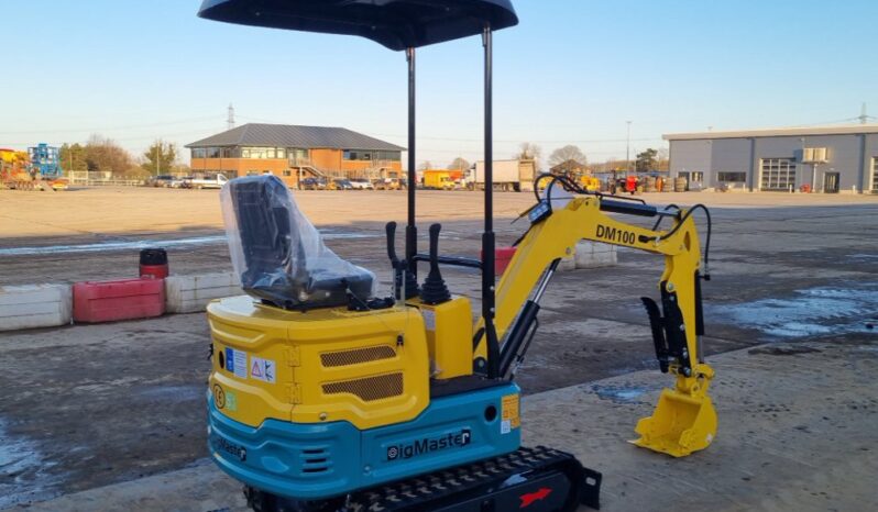 Unused 2024 DigMaster DM100 Micro Excavators For Auction: Leeds – 22nd, 23rd, 24th & 25th January 25 @ 8:00am full