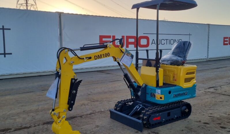 Unused 2024 DigMaster DM100 Micro Excavators For Auction: Leeds – 22nd, 23rd, 24th & 25th January 25 @ 8:00am