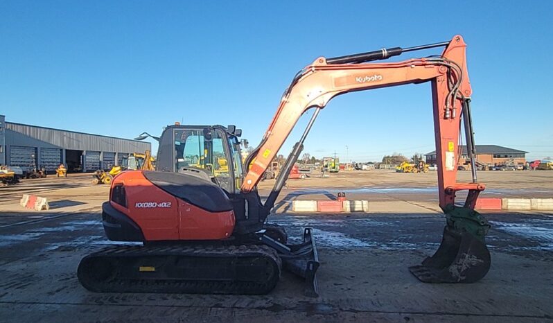 2020 Kubota KX080-4A2 6 Ton+ Excavators For Auction: Leeds – 22nd, 23rd, 24th & 25th January 25 @ 8:00am full