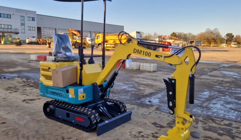 Unused 2024 DigMaster DM100 Micro Excavators For Auction: Leeds – 22nd, 23rd, 24th & 25th January 25 @ 8:00am full