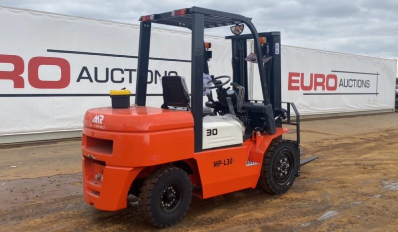 Unused 2024 Machpro MP-L30 Forklifts For Auction: Dromore – 21st & 22nd February 2025 @ 9:00am For Auction on 2025-02-22 full