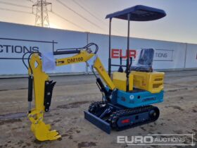 Unused 2024 DigMaster DM100 Micro Excavators For Auction: Leeds – 22nd, 23rd, 24th & 25th January 25 @ 8:00am