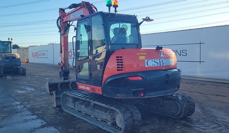 2022 Kubota KX080-4A2 6 Ton+ Excavators For Auction: Leeds – 22nd, 23rd, 24th & 25th January 25 @ 8:00am full