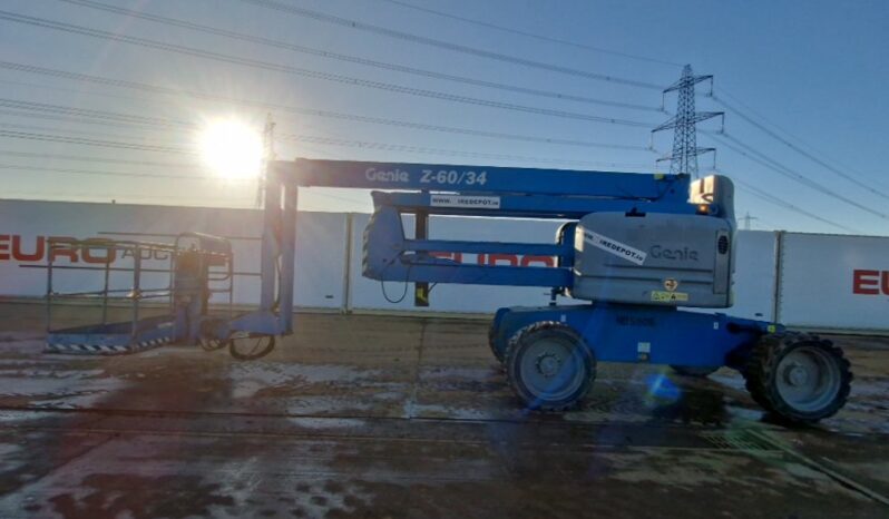 2014 Genie Z60/34 Manlifts For Auction: Leeds – 22nd, 23rd, 24th & 25th January 25 @ 8:00am full