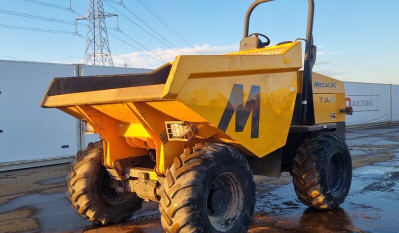 2019 Mecalac TA9 Site Dumpers For Auction: Leeds – 22nd, 23rd, 24th & 25th January 25 @ 8:00am