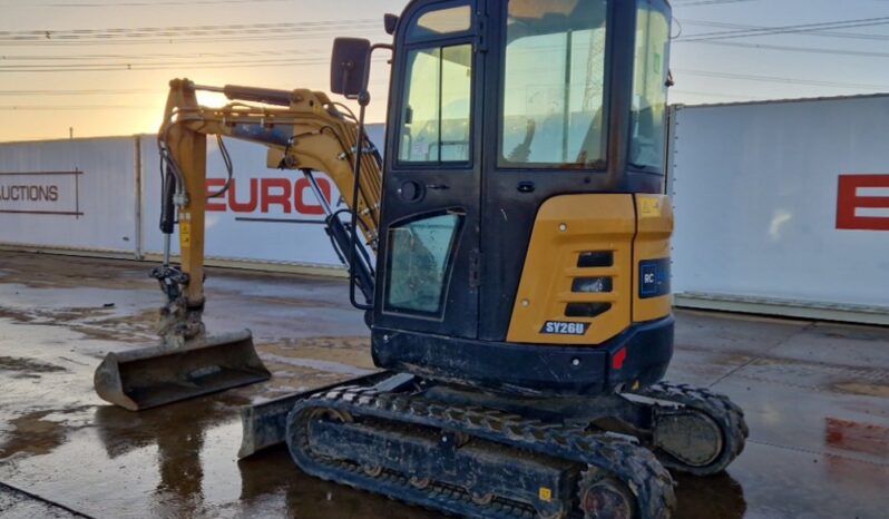 2022 Sany SY26 Mini Excavators For Auction: Leeds – 22nd, 23rd, 24th & 25th January 25 @ 8:00am full