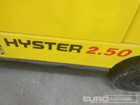 Hyster 2.50XL Forklifts For Auction: Leeds – 22nd, 23rd, 24th & 25th January 25 @ 8:00am full