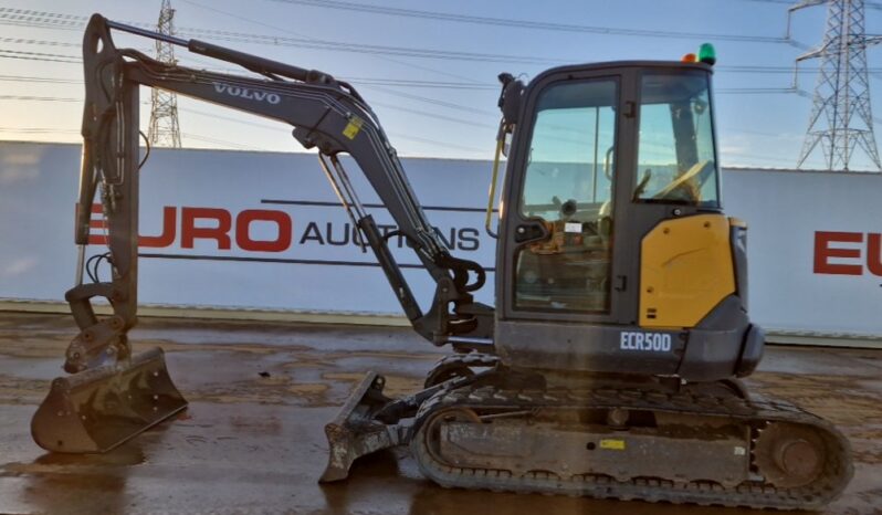 2018 Volvo ECR50D Mini Excavators For Auction: Leeds – 22nd, 23rd, 24th & 25th January 25 @ 8:00am full