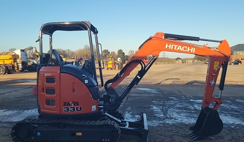 Unused 2023 Hitachi ZX33U-5A Mini Excavators For Auction: Leeds – 22nd, 23rd, 24th & 25th January 25 @ 8:00am full