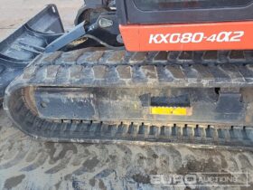 2020 Kubota KX080-4A2 6 Ton+ Excavators For Auction: Leeds – 22nd, 23rd, 24th & 25th January 25 @ 8:00am full