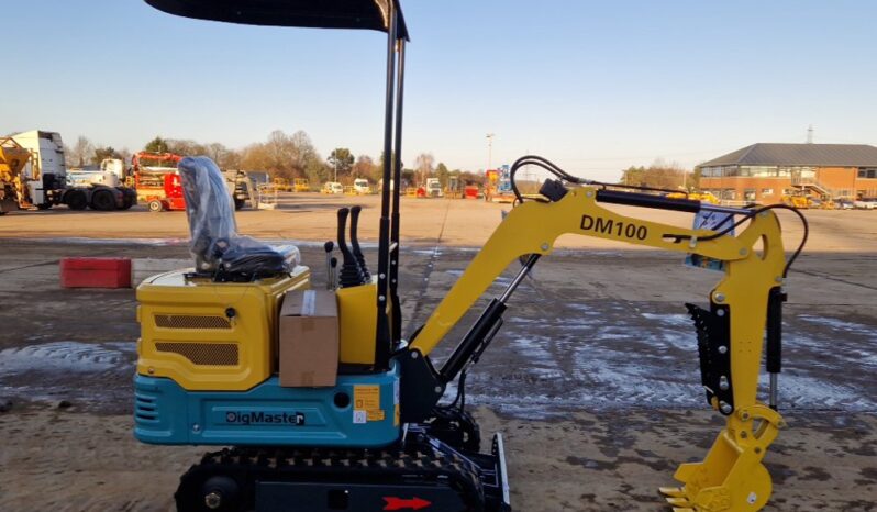 Unused 2024 DigMaster DM100 Micro Excavators For Auction: Leeds – 22nd, 23rd, 24th & 25th January 25 @ 8:00am full