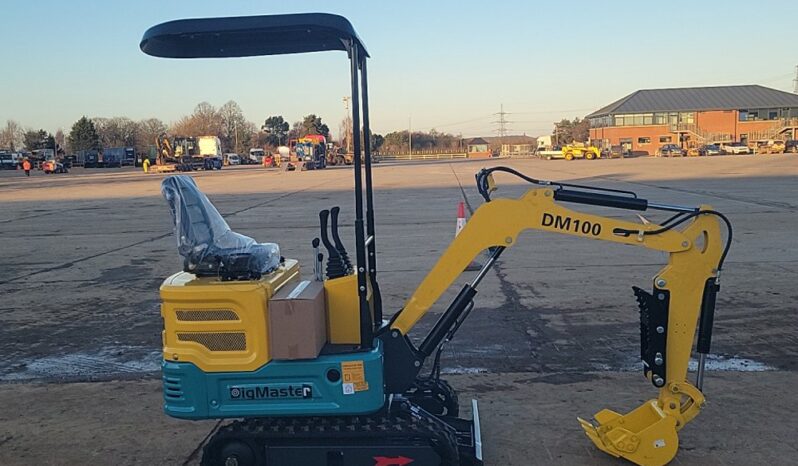 Unused 2024 DigMaster DM100 Micro Excavators For Auction: Leeds – 22nd, 23rd, 24th & 25th January 25 @ 8:00am full