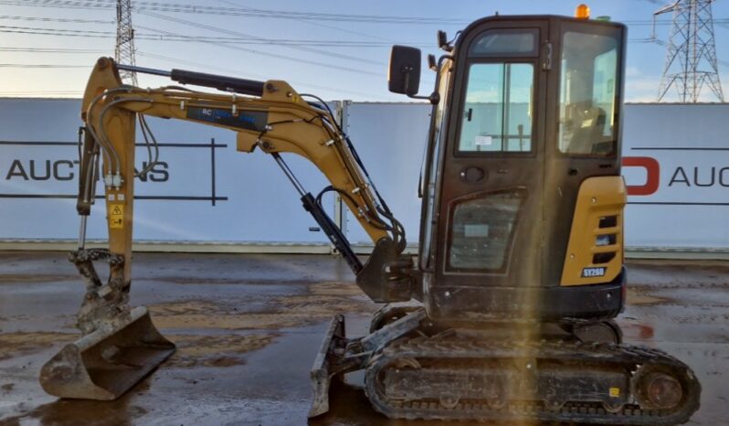 2022 Sany SY26 Mini Excavators For Auction: Leeds – 22nd, 23rd, 24th & 25th January 25 @ 8:00am full