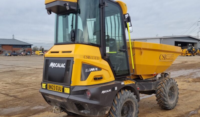 2023 Mecalac 3.5SMDX Site Dumpers For Auction: Leeds – 22nd, 23rd, 24th & 25th January 25 @ 8:00am full