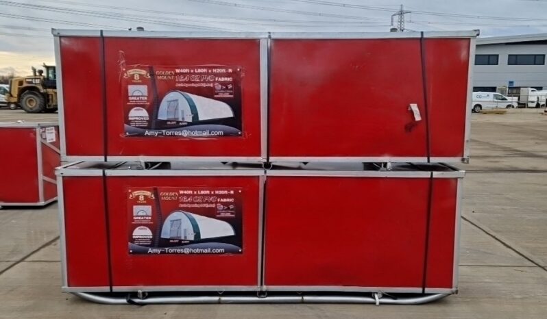 Unused Golden Mount 40x80x20′ PVC Dome Storage Shelter (2 Boxes) Modular Buildings For Auction: Leeds – 22nd, 23rd, 24th & 25th January 25 @ 8:00am full