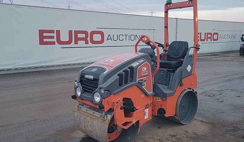 2018 Hamm HD8VV Rollers For Auction: Leeds – 22nd, 23rd, 24th & 25th January 25 @ 8:00am