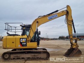 2018 CAT 313FLGC 10 Ton+ Excavators For Auction: Leeds – 22nd, 23rd, 24th & 25th January 25 @ 8:00am full