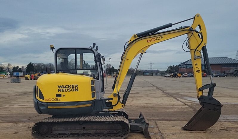 2014 Wacker Neuson 6003 6 Ton+ Excavators For Auction: Leeds – 22nd, 23rd, 24th & 25th January 25 @ 8:00am full