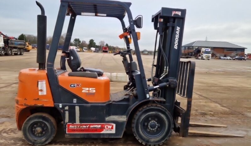 2017 Doosan D25G Forklifts For Auction: Leeds – 22nd, 23rd, 24th & 25th January 25 @ 8:00am full