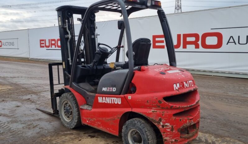 2018 Manitou MI25D Forklifts For Auction: Leeds – 22nd, 23rd, 24th & 25th January 25 @ 8:00am full