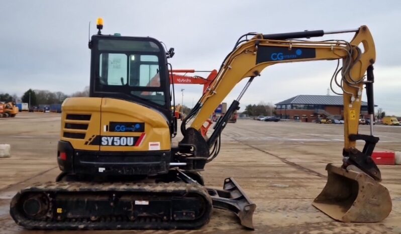 2022 Sany SY50U Mini Excavators For Auction: Leeds – 22nd, 23rd, 24th & 25th January 25 @ 8:00am full