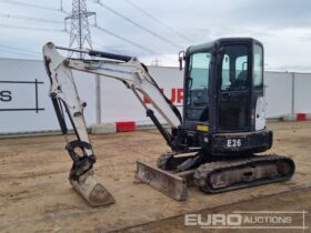 2018 Bobcat E26 EM Mini Excavators For Auction: Leeds – 22nd, 23rd, 24th & 25th January 25 @ 8:00am