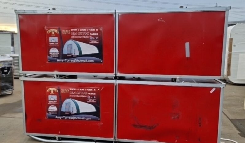 Unused Golden Mount 40x80x20′ PVC Dome Storage Shelter (2 Boxes) Modular Buildings For Auction: Leeds – 22nd, 23rd, 24th & 25th January 25 @ 8:00am full