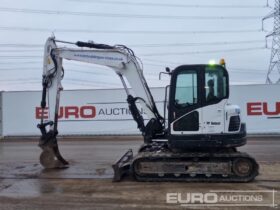 2019 Bobcat E85 6 Ton+ Excavators For Auction: Leeds – 22nd, 23rd, 24th & 25th January 25 @ 8:00am full