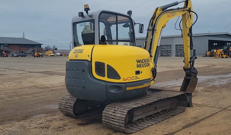 2014 Wacker Neuson 6003 6 Ton+ Excavators For Auction: Leeds – 22nd, 23rd, 24th & 25th January 25 @ 8:00am full