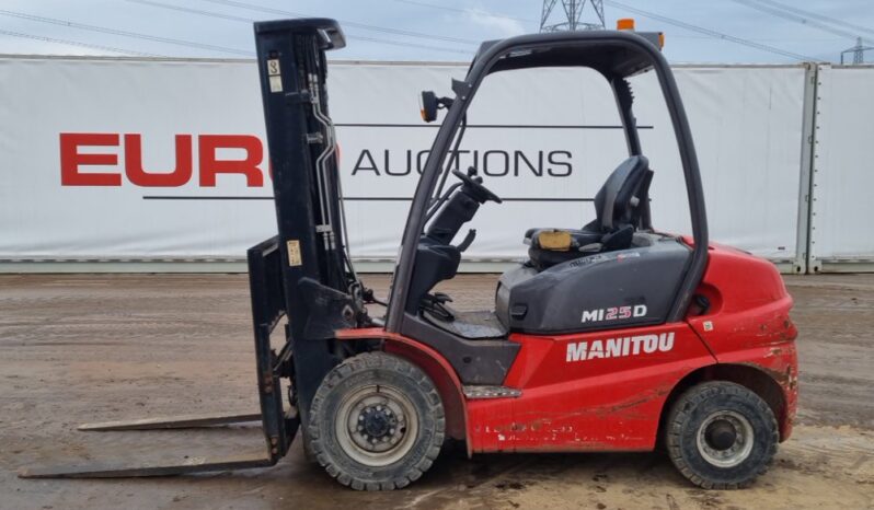 2018 Manitou MI25D Forklifts For Auction: Leeds – 22nd, 23rd, 24th & 25th January 25 @ 8:00am full