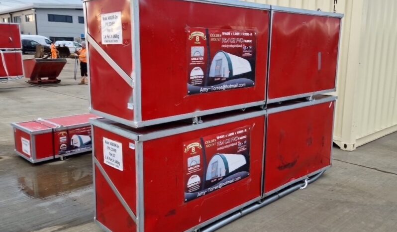 Unused Golden Mount 40x80x20′ PVC Dome Storage Shelter (2 Boxes) Modular Buildings For Auction: Leeds – 22nd, 23rd, 24th & 25th January 25 @ 8:00am